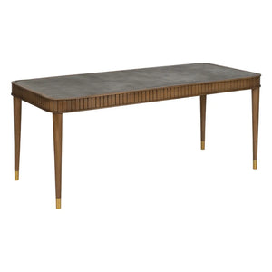 DINING TABLE WOOD-CONCRETE ROOM 180 X 80 X 76 CM