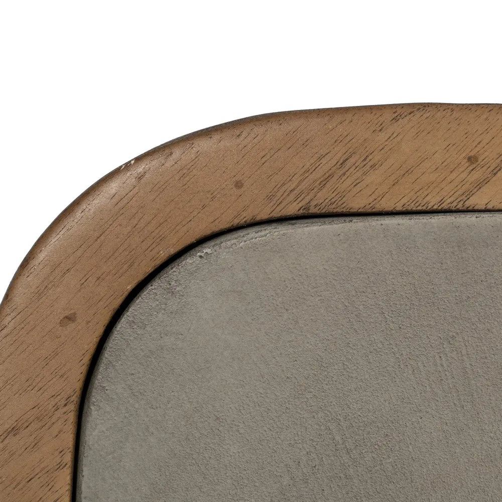 DINING TABLE WOOD-CONCRETE ROOM 180 X 80 X 76 CM