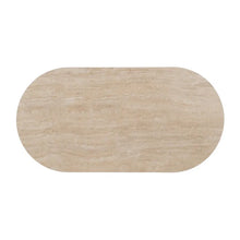 Cargar imagen en el visor de la galería, COFFE TABLE STONE BEIGE MDF 120 X 60 X 46 CM