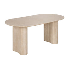 Load image into Gallery viewer, DINING TABLE STONE BEIGE MDF 180 X 90 X 76 CM