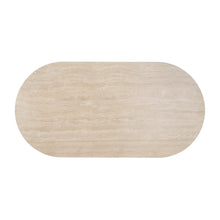 Load image into Gallery viewer, DINING TABLE STONE BEIGE MDF 180 X 90 X 76 CM