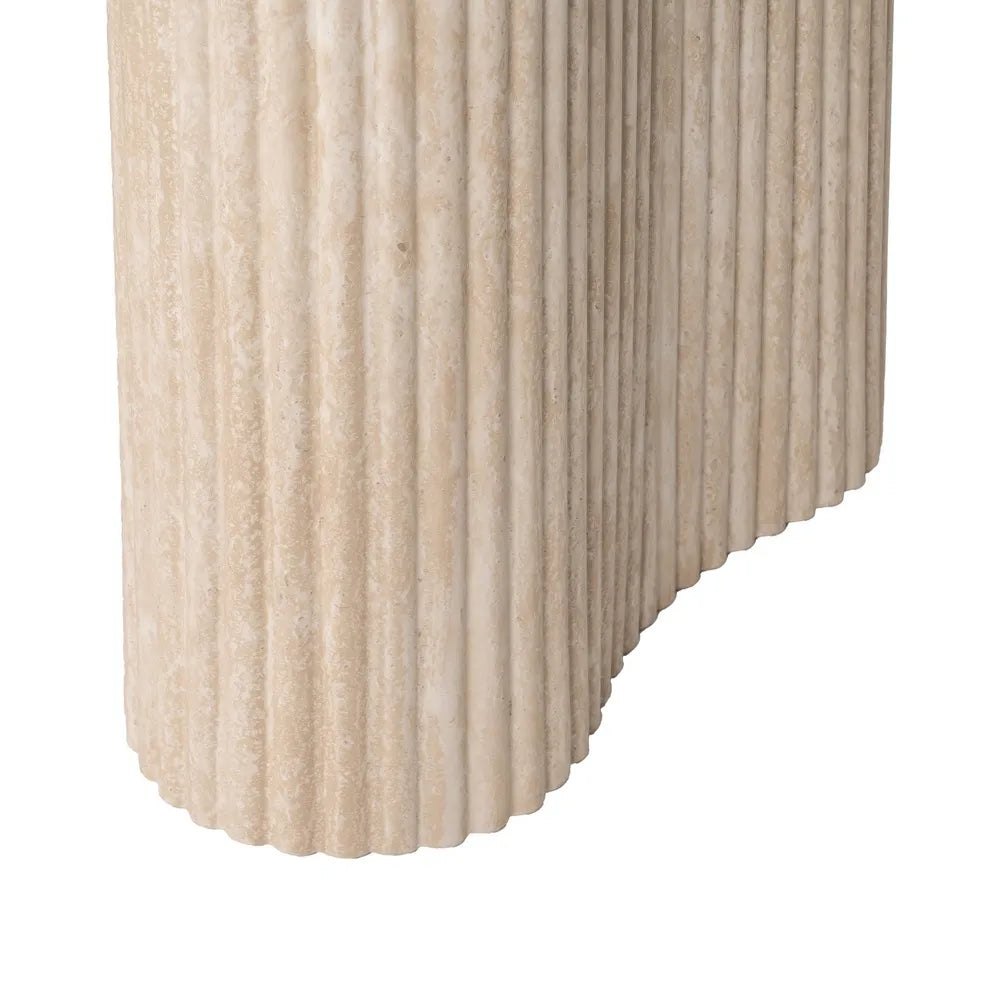 DINING TABLE STONE BEIGE MDF 180 X 90 X 76 CM