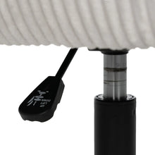 Load image into Gallery viewer, OFF WHITE CORDUROY OFFICE CHAIR 59 X 63 X 89 CM