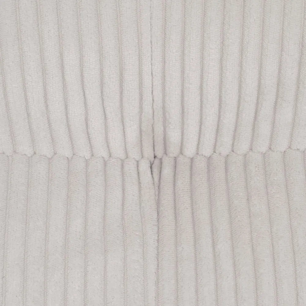 OFF WHITE CORDUROY OFFICE CHAIR 59 X 63 X 89 CM