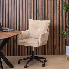 Load image into Gallery viewer, CORDUROY OFFICE CHAIR 59 X 63 X 89 CM