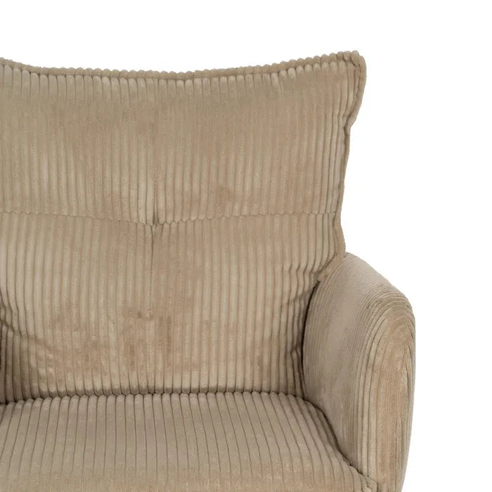 CORDUROY OFFICE CHAIR 59 X 63 X 89 CM
