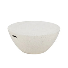 Carica l&#39;immagine nel visualizzatore di Gallery, WHITE MAGNESIUM FIBER COFFEE TABLE 90 X 90 X 40 CM