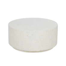 Carica l&#39;immagine nel visualizzatore di Gallery, WHITE MAGNESIUM FIBER COFFEE TABLE 90 X 90 X 40 CM