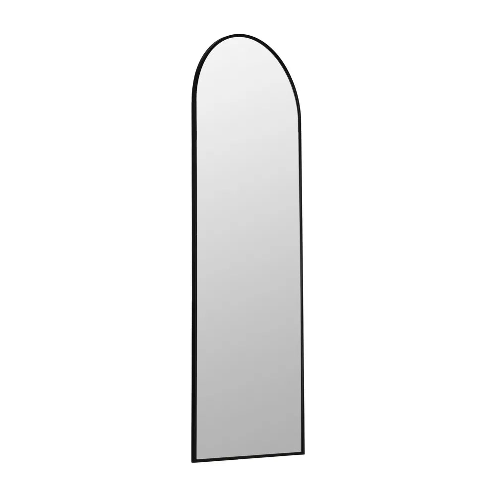 MIRROR BLACK METAL-GLASS 64 X 2 X 170 CM