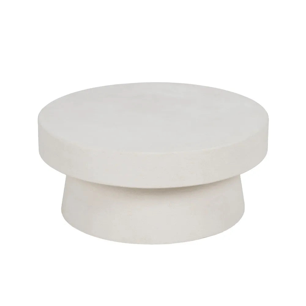 COFFE TABLE WHITE MDF- WILMA 79 X 79 X 35 CM