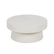 Cargar imagen en el visor de la galería, COFFE TABLE WHITE MDF- WILMA 79 X 79 X 35 CM