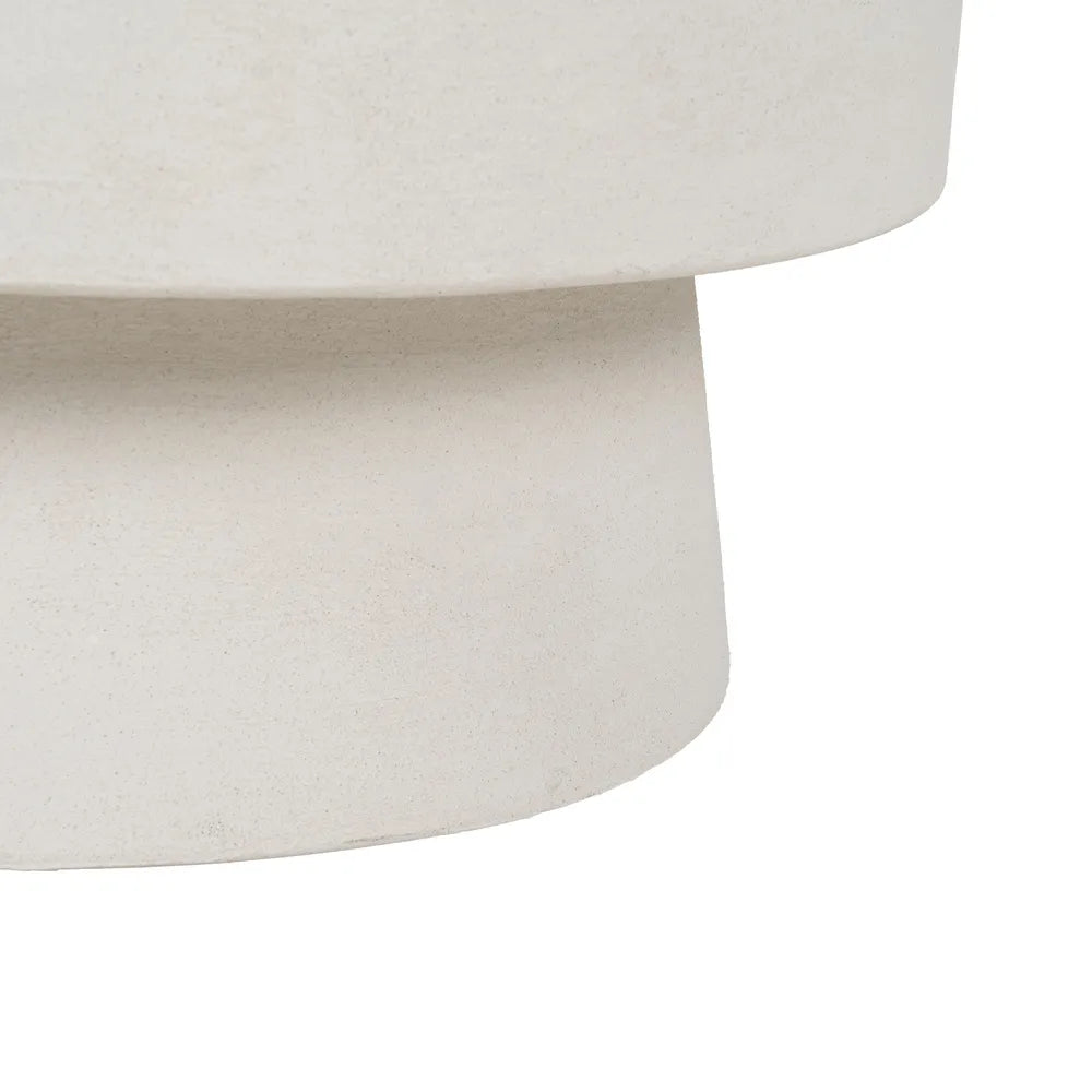 COFFE TABLE WHITE MDF- WILMA 79 X 79 X 35 CM