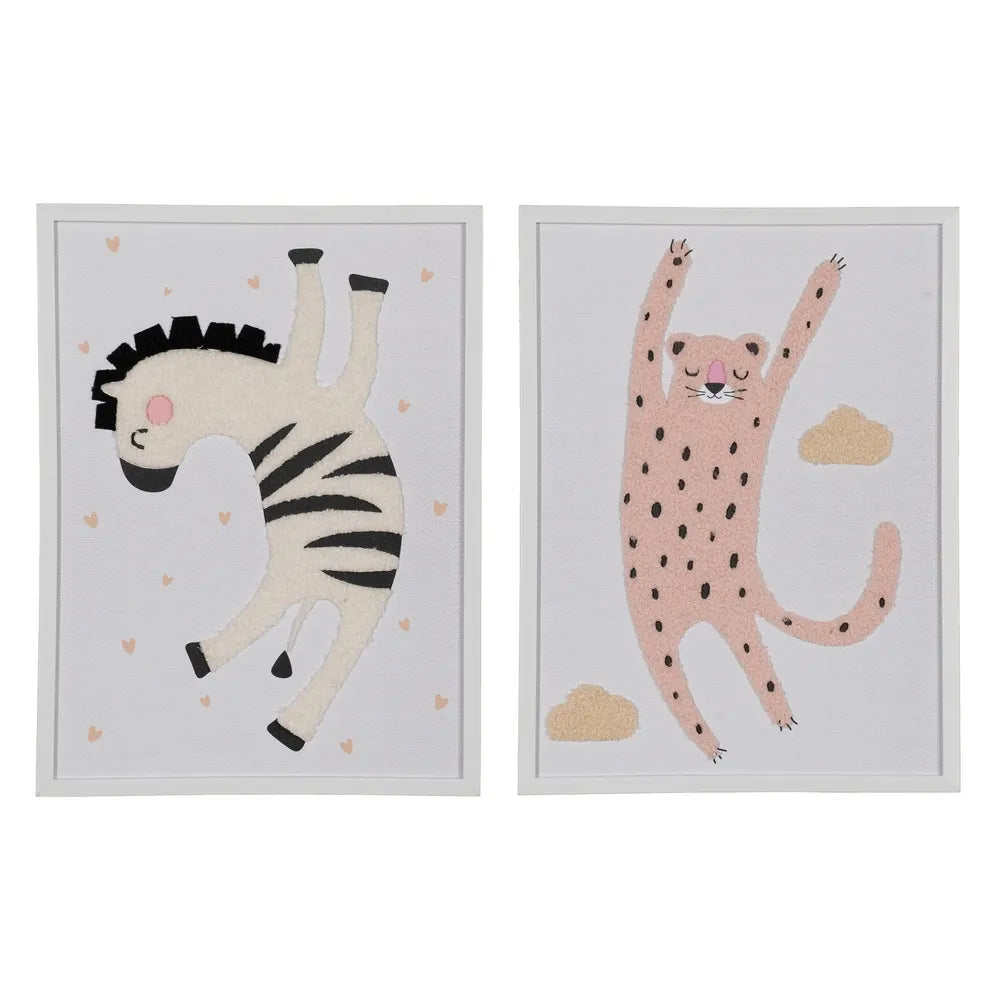 ANIMAL PRINT PICTURE 2/M DECORATION 30 X 1.80 X 40 CM