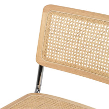 Carica l'immagine nel visualizzatore di Gallery, NATURAL WOOD-RATTAN CHAIR 46 X 53 X 82.50 CM