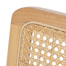 Cargar imagen en el visor de la galería, NATURAL WOOD-RATTAN CHAIR 61.50 X 53 X 82.50 CM