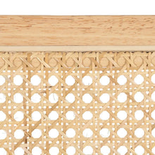 Cargar imagen en el visor de la galería, NATURAL WOOD-RATTAN CHAIR 61.50 X 53 X 82.50 CM