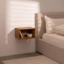 Load image into Gallery viewer, HONEY FLOATING TABLE MANGO WOOD 40.50 X 25 X 23 CM