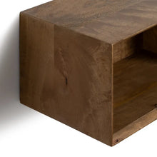 Load image into Gallery viewer, HONEY FLOATING TABLE MANGO WOOD 40.50 X 25 X 23 CM