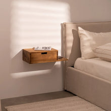 Load image into Gallery viewer, S/2 HONEY FLOATING TABLES 55 X 25 X 15 CM