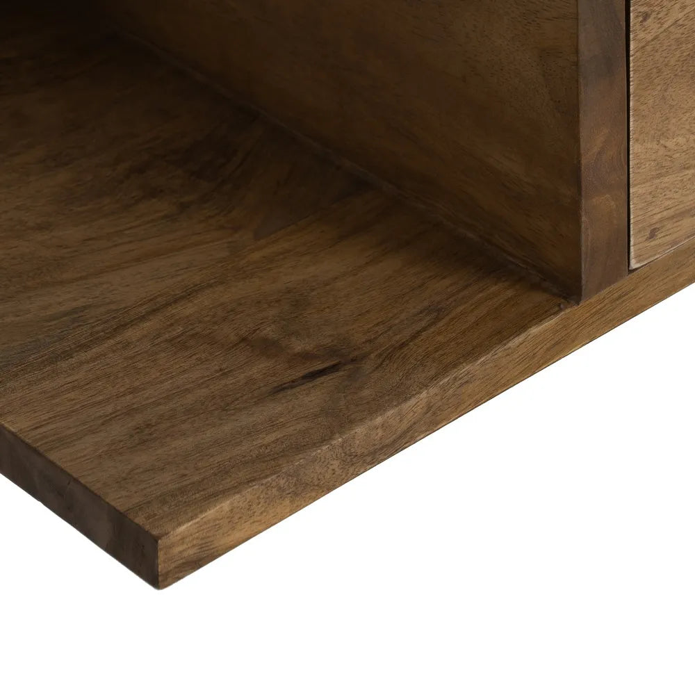 S/2 HONEY FLOATING TABLES 55 X 25 X 15 CM