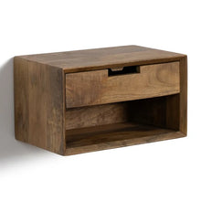 Load image into Gallery viewer, HONEY FLOATING TABLE MANGO WOOD 40 X 25 X 23 CM