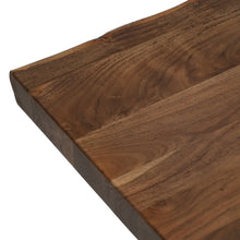 Carica l&#39;immagine nel visualizzatore di Gallery, BROWN DINING TABLE ACACIA WOOD 180 X 90 X 77 CM