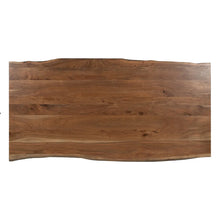 Carica l&#39;immagine nel visualizzatore di Gallery, BROWN DINING TABLE ACACIA WOOD 180 X 90 X 77 CM