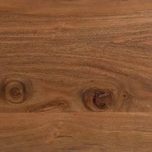 Laden Sie das Bild in den Galerie-Viewer, BROWN ACACIA WOOD DINING TABLE 240 X 100 X 76 CM