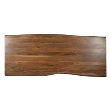 Laden Sie das Bild in den Galerie-Viewer, BROWN ACACIA WOOD DINING TABLE 240 X 100 X 76 CM