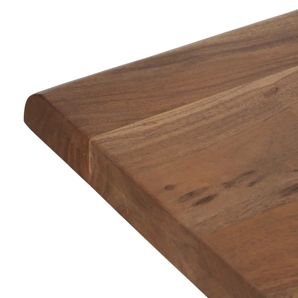 BROWN DINING TABLE ACACIA WOOD 280 X 100 X 77 CM
