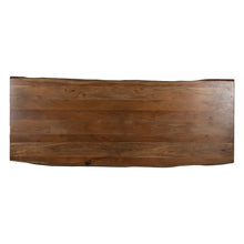 Carica l&#39;immagine nel visualizzatore di Gallery, BROWN DINING TABLE ACACIA WOOD 280 X 100 X 77 CM
