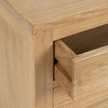 Carica l&#39;immagine nel visualizzatore di Gallery, Mindi wood bed side table 60 X 35 X 65 cm
