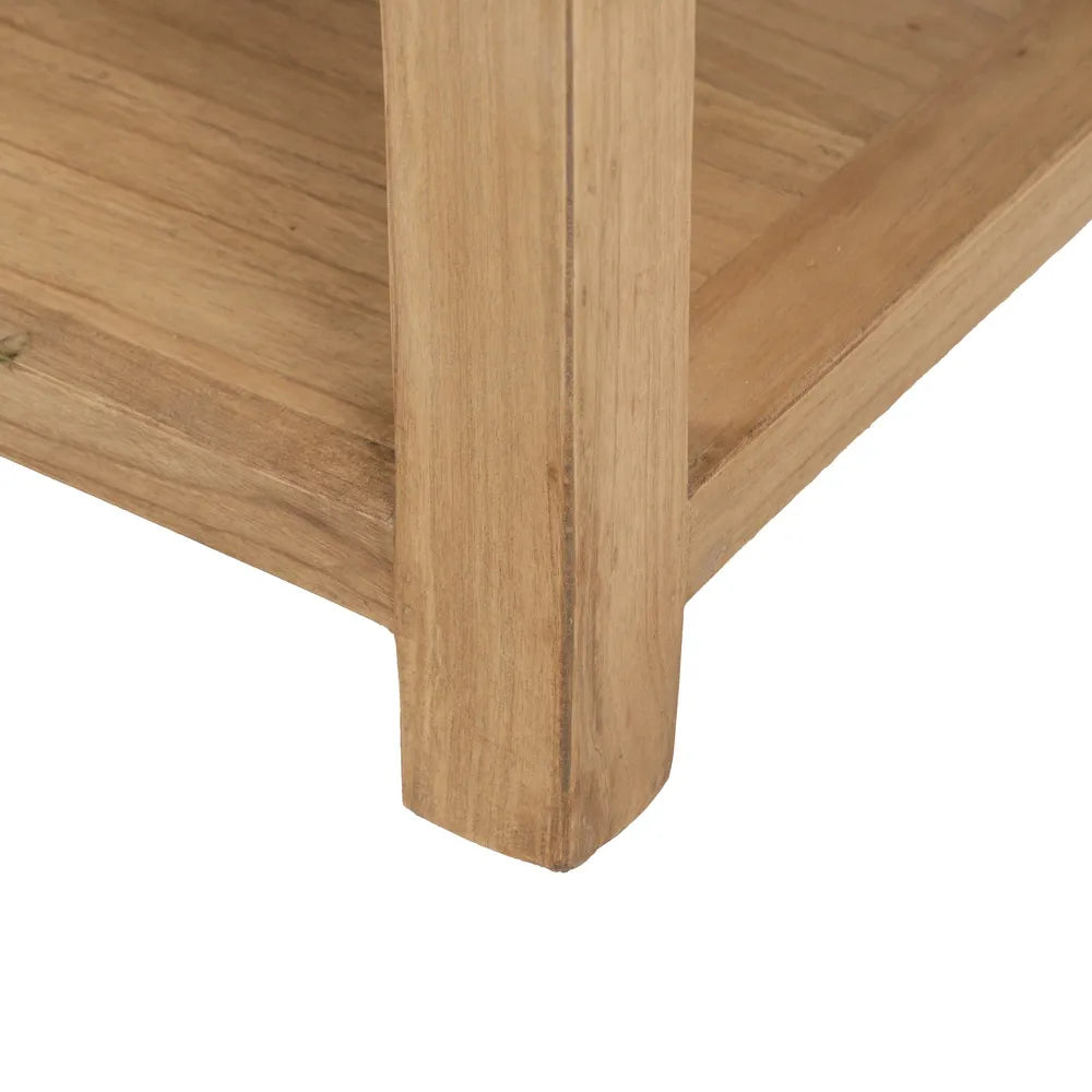 Mindi wood bed side table 60 X 35 X 65 cm