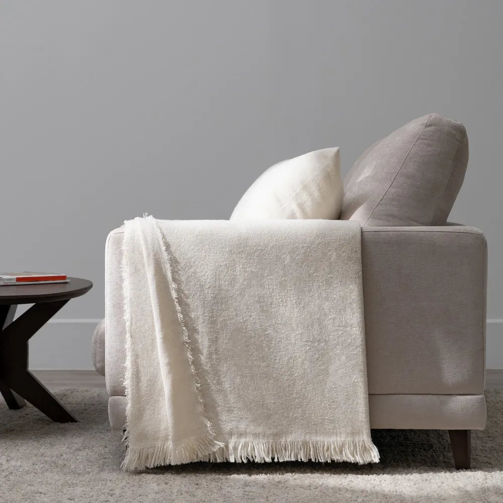 Raw cotton bedspread, textile/home decor, 280 x 260 cm