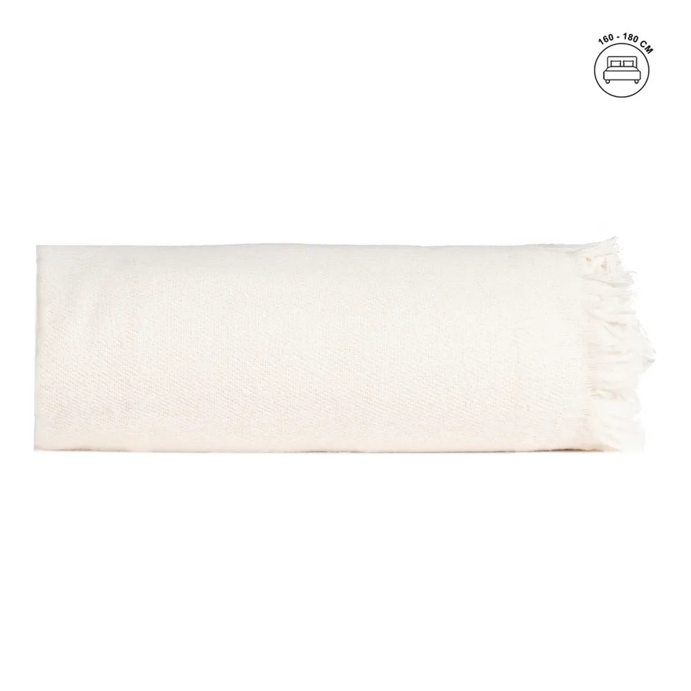 Raw cotton bedspread, textile/home decor, 280 x 260 cm