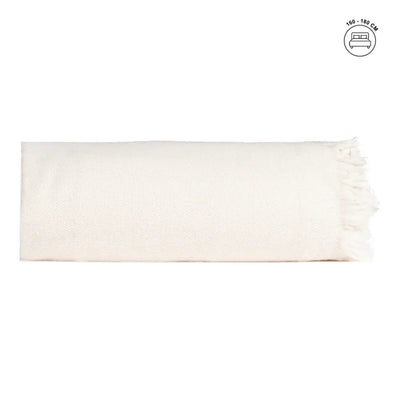 Raw cotton bedspread, textile/home decor, 280 x 260 cm