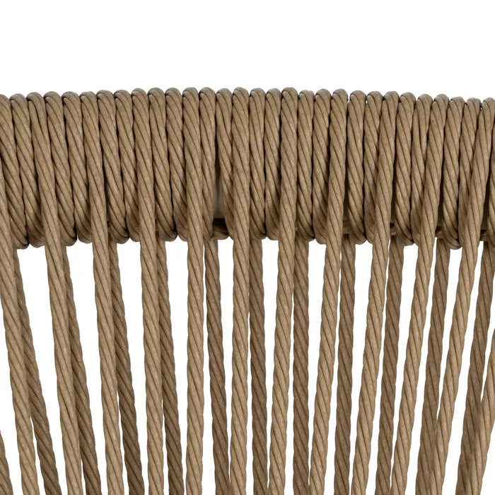 BEIGE POLYPROPYLENE CHAIR 56 X 52 X 76 CM
