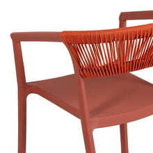 Load image into Gallery viewer, TERRACOTTA POLYPROPYLENE CHAIR 56 X 52 X 76 CM