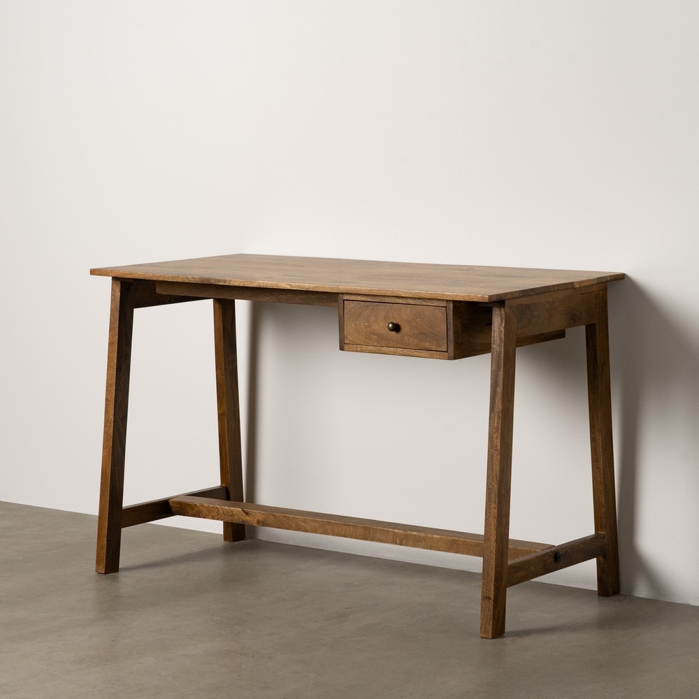 Natural Mango Wood Desk 120x60x78 cm