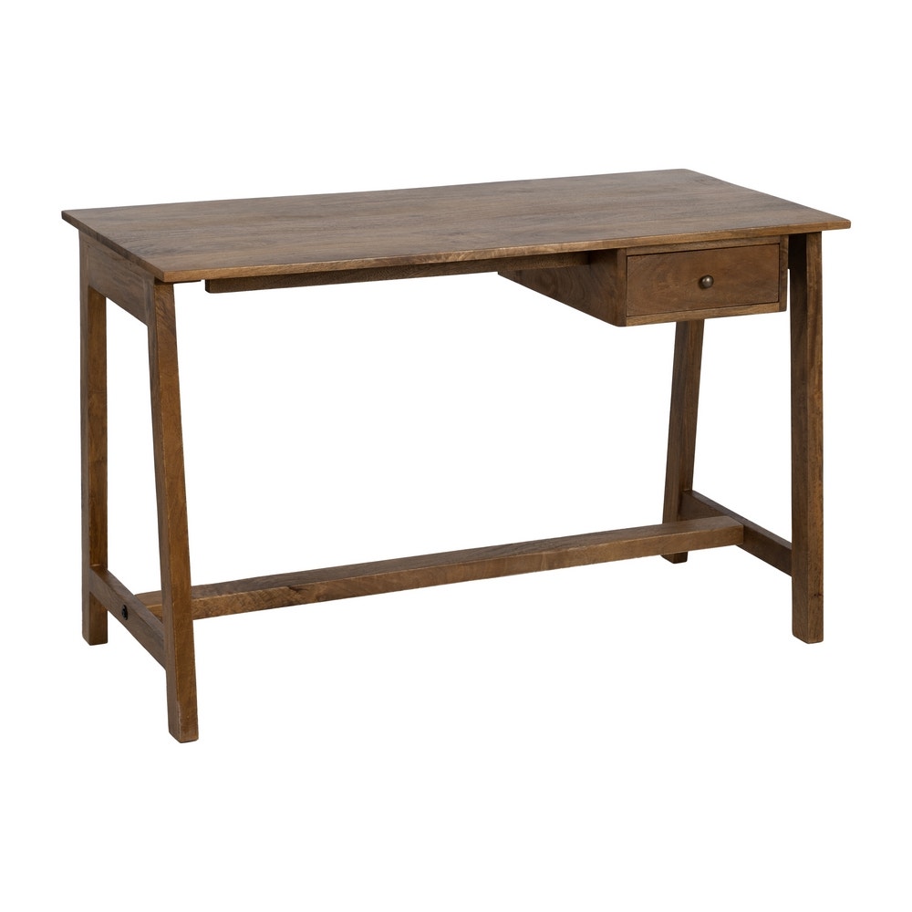 Natural Mango Wood Desk 120x60x78 cm