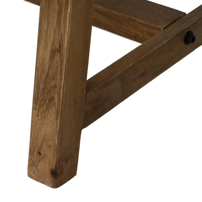 NATURAL MANGO WOOD DESK 125 X 60 X 75 CM