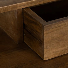 Load image into Gallery viewer, NATURAL-BLACK MANGO WOOD DESK 125 X 62 X 90 CM