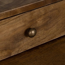 Load image into Gallery viewer, NATURAL-BLACK MANGO WOOD DESK 125 X 62 X 90 CM