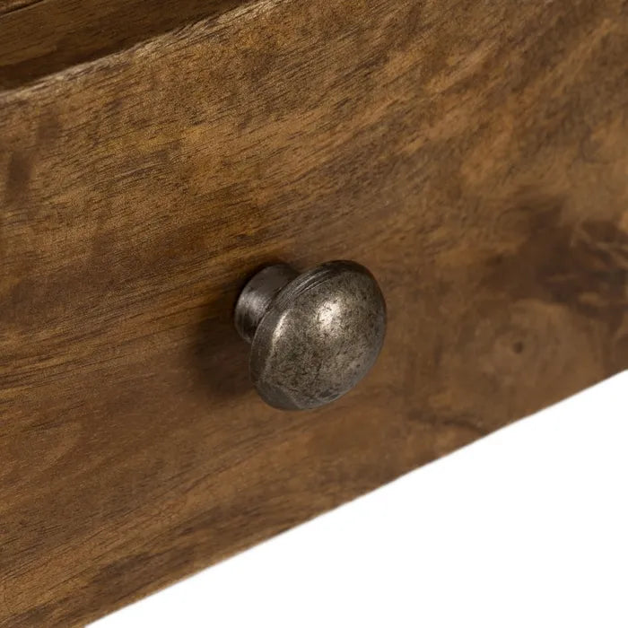 NATURAL MANGO WOOD DESK 122 X 62 X 90 CM