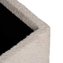 Carica l'immagine nel visualizzatore di Gallery, SEAT CHEST CREAM MDF-FABRIC 122 X 42 X 45 CM