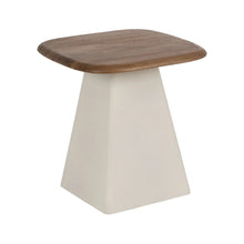 Charger l&#39;image dans la galerie, S/2 SIDE TABLE WOOD-METAL ROOM 50 X 50 X 52 CM