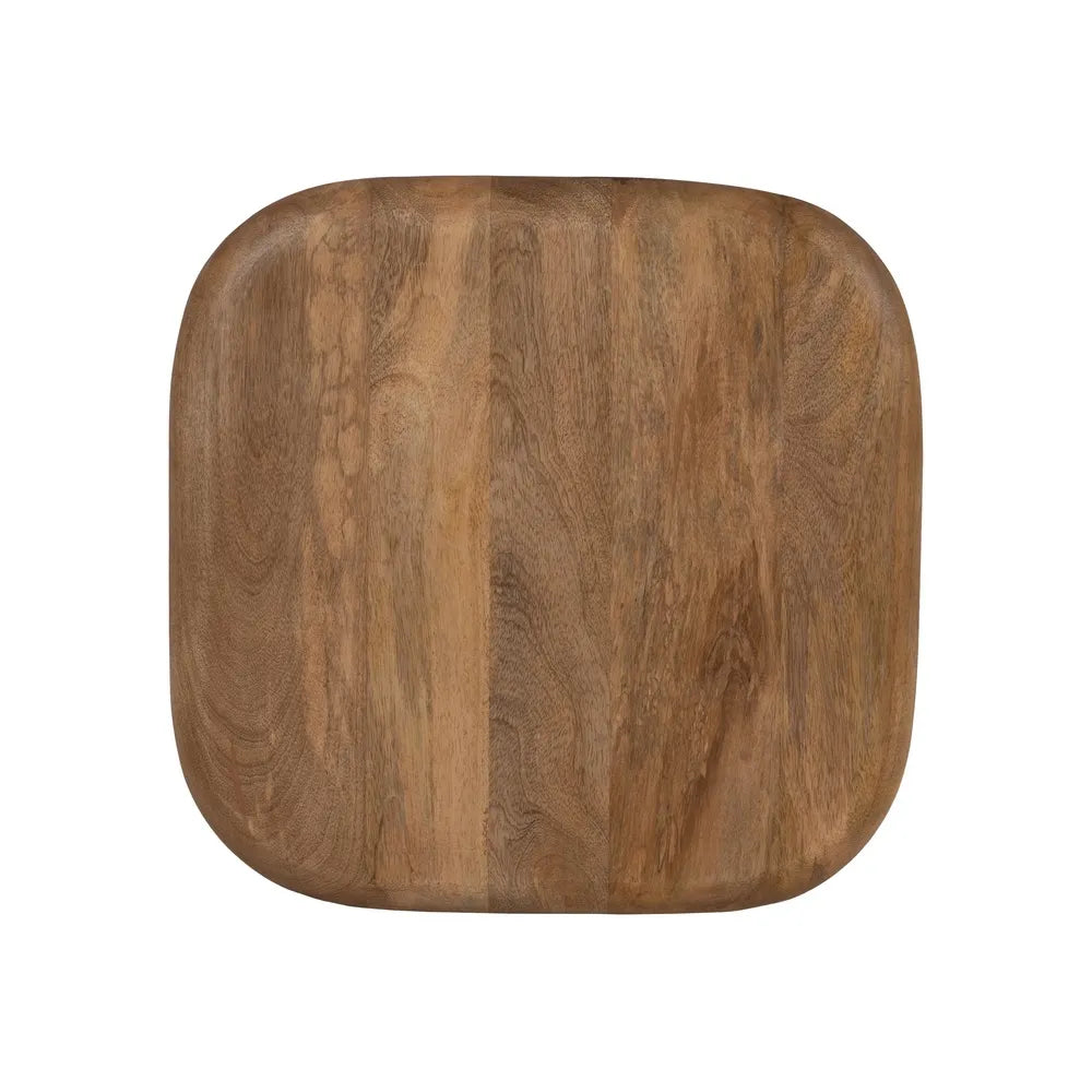 S/2 SIDE TABLE WOOD-METAL ROOM 50 X 50 X 52 CM