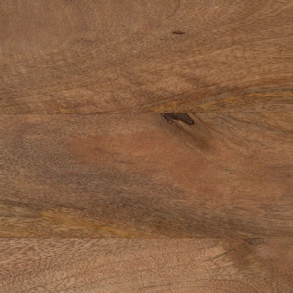 S/2 WOOD-METAL LIVING ROOM COFFEE TABLE 90 X 90 X 40 CM