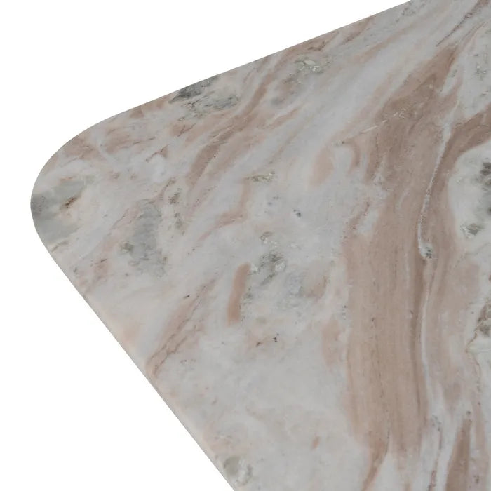 S/2 WOOD-MARBLE LIVING ROOM COFFEE TABLE 100 X 100 X 41 CM