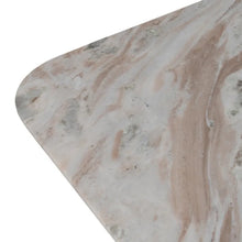 Load image into Gallery viewer, S/2 WOOD-MARBLE LIVING ROOM COFFEE TABLE 100 X 100 X 41 CM